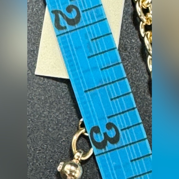 ND New Directions Long Gold Tone Necklace with Stone and Wooden Beads - Picture 9 of 11